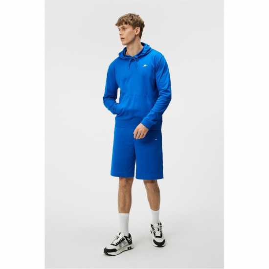 J Lindeberg Golf Roland Hood Sn99 Морско синьо Мъжки суитчъри и блузи с качулки