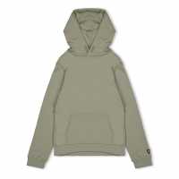 Lyle And Scott Kids' Print Pull Over Hoodie Cold Grey W742 