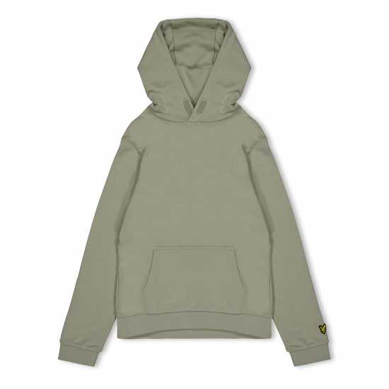 Lyle And Scott Kids' Print Pull Over Hoodie Cold Grey W742 Lyle And Scott Kids' Print Pull Over Hoodie Cold Grey W742