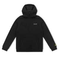 Lyle And Scott Kids' Print Pull Over Hoodie Jet Black Z865 