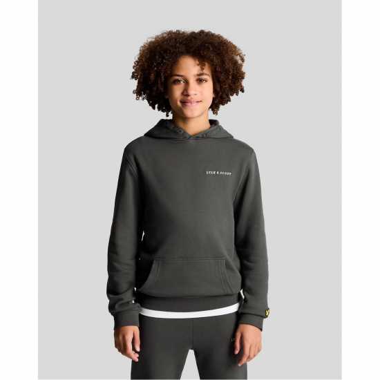 Lyle And Scott Kids' Script Hoodie  