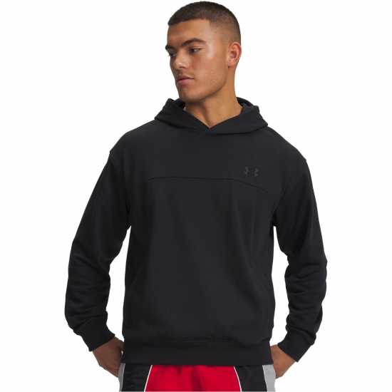 Under Armour Men's Rival Lightweight Performance Hoodie Black/Black Under Armour Men's Rival Lightweight Performance Hoodie Black/Black