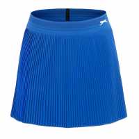 Slazenger Pleated Skort Womens Blue Tattoo 