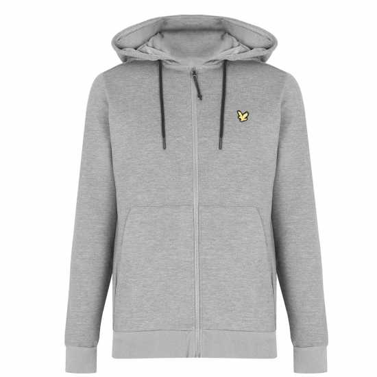 Lyle And Scott Sport Sport Piping Zip Hoodie Grey T28 Мъжки суитчъри и блузи с качулки