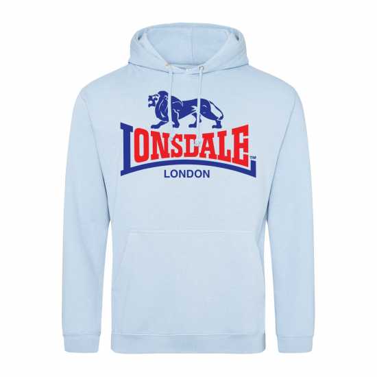Lonsdale Logo Hood 00 Sky Blue 2 