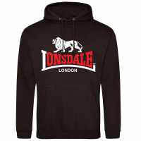 Lonsdale Logo Hood 00 Black 2 