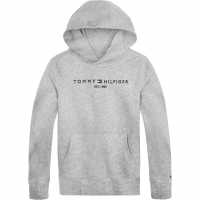 Tommy Hilfiger Tommy Logo Hoodie Светло сиво 