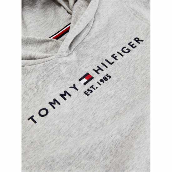 Tommy Hilfiger Tommy Logo Hoodie Light Grey 