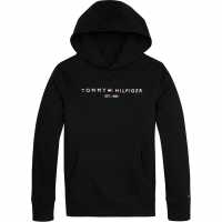 Tommy Hilfiger Tommy Logo Hoodie Black BDS 