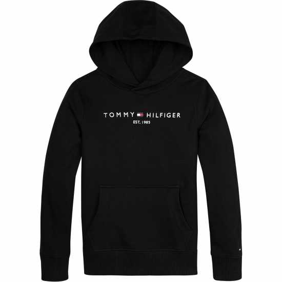 Tommy Hilfiger Tommy Logo Hoodie Black BDS - 