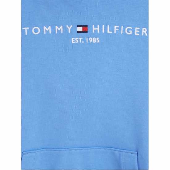 Tommy Hilfiger Tommy Logo Hoodie Blue Spell 