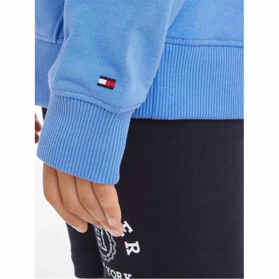 Tommy Hilfiger Tommy Logo Hoodie Blue Spell 