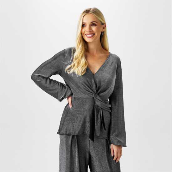 Biba Metallic Blouse  Дамски ризи и тениски