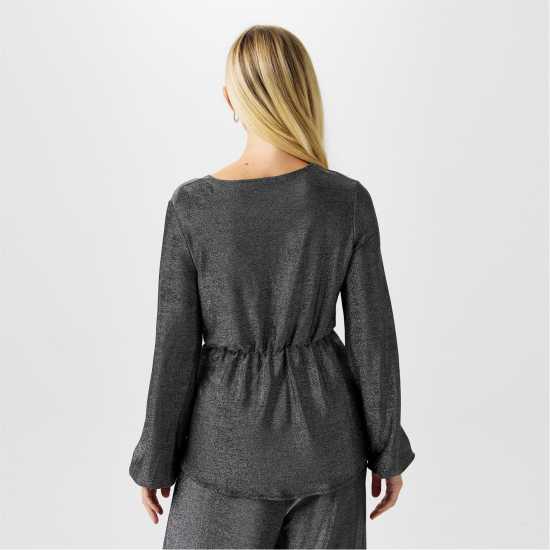 Biba Metallic Blouse  Дамски ризи и тениски