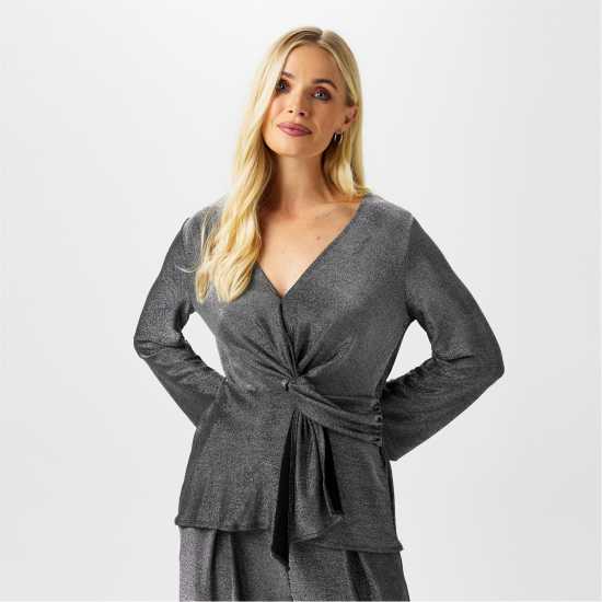 Biba Metallic Blouse  Дамски ризи и тениски