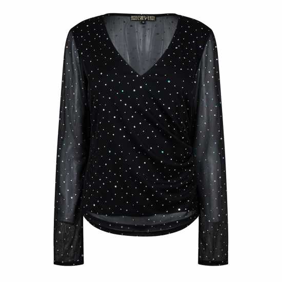 Biba Sequin Mesh Top  Дамски ризи и тениски