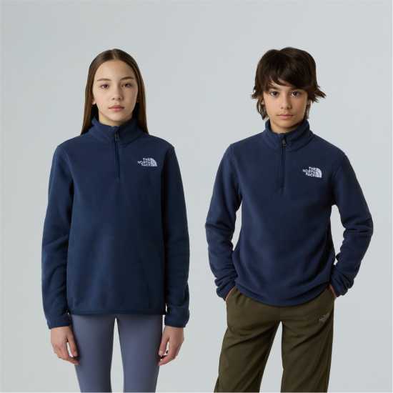 Полар Подрастващи Деца The North Face Glacier Fleece Juniors Сумит Нави 