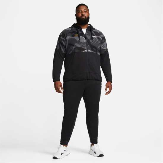 Dri-fit Fleece Men's Full-zip Camo Fitness Hoodie  Мъжки суитчъри и блузи с качулки