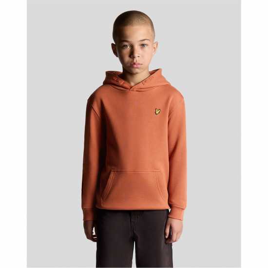 Lyle And Scott Classic Hoodie Juniors Brick 
