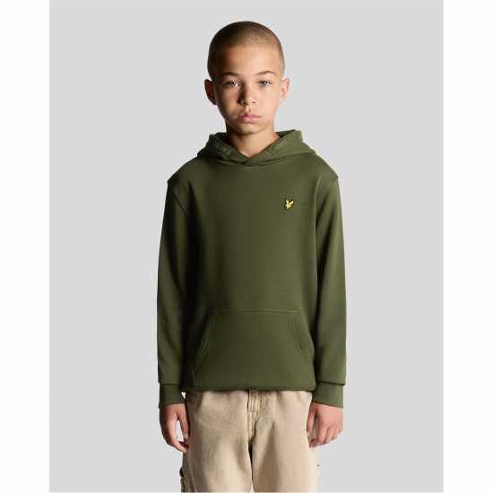Lyle And Scott Classic Hoodie Juniors Deep Depths 