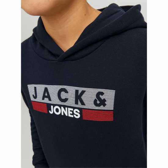 Jack And Jones Logo Hoodie Junior Boys