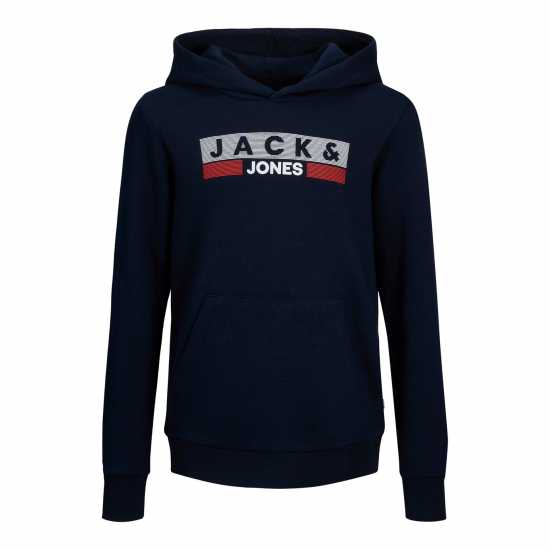 Jack And Jones Logo Hoodie Junior Boys Navy Blazer Детски суитчъри и блузи с качулки