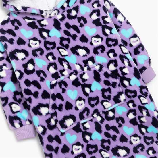 Be You Girls Mini Me Leopard Snuggle Hoody  Детски суитчъри и блузи с качулки