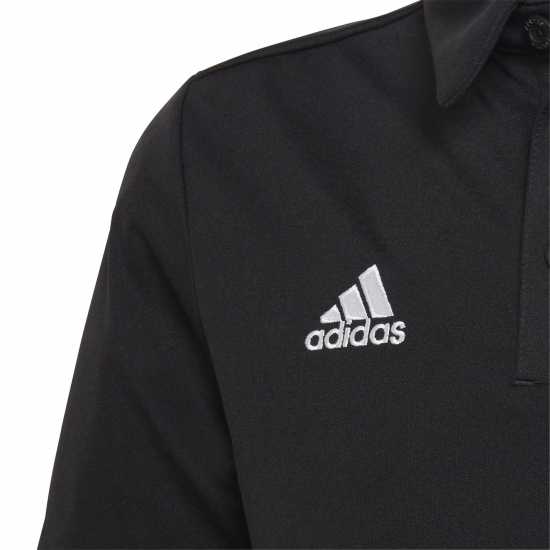 Adidas Детска Блуза С Яка Ent22 Polo Shirt Juniors Black/White Детски тениски тип поло