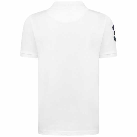 Us Polo Assn Блуза С Яка P3 Polo Shirt White 002 Детски тениски тип поло