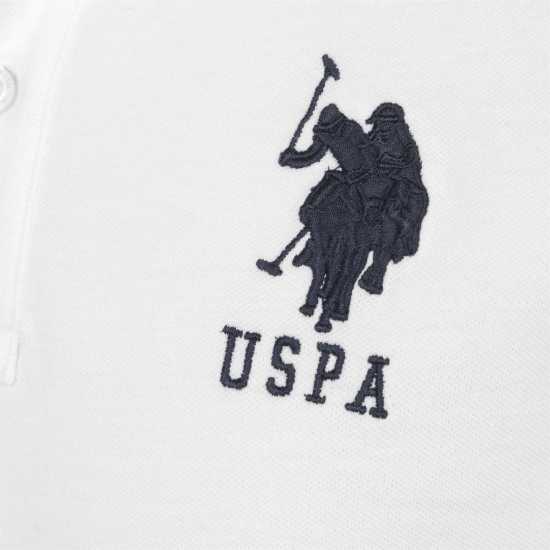 Us Polo Assn Блуза С Яка P3 Polo Shirt White 002 Детски тениски тип поло