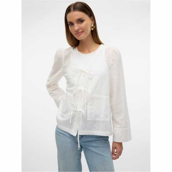 Vero Moda Palma Tie Top Ld99  Дамски ризи и тениски