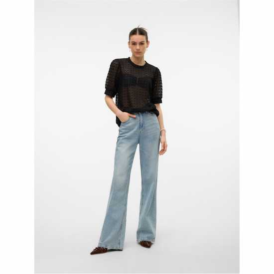 Vero Moda Becca Long-Sleeve Blouse Черно 