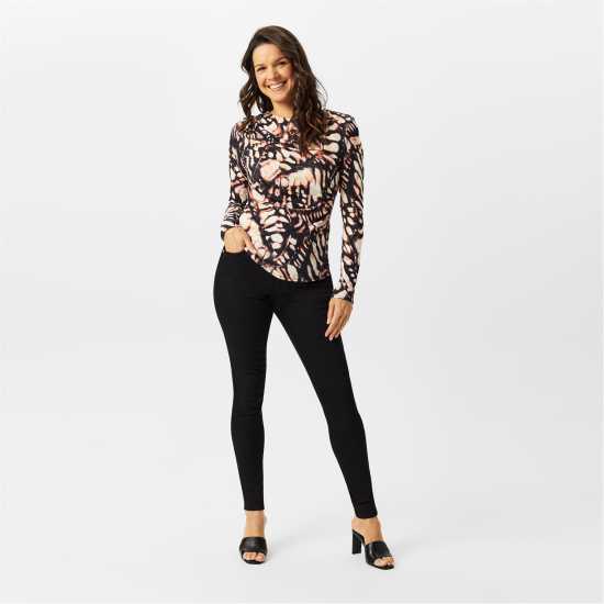 Biba Button Detail Blouse  Дамски ризи и тениски