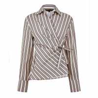 Biba Wrap Stripe Shirt  Дамски ризи и тениски
