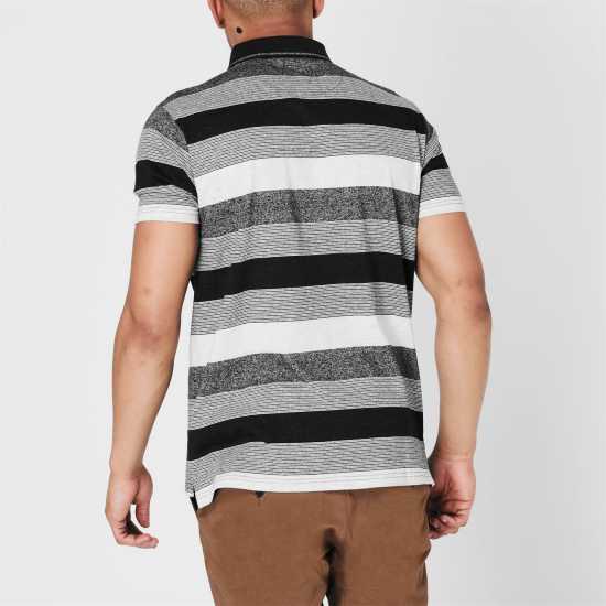 Pierre Cardin Мъжко Поло Райе Stripe Polo Shirt Mens  Мъжко облекло за едри хора