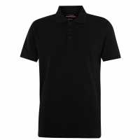 Pierre Cardin Блуза С Яка Polo Shirt Black Мъжко облекло за едри хора
