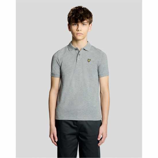 Lyle And Scott Блуза С Яка Lyle & Scott Kids Plain Polo Shirt Grey Lyle And Scott Блуза С Яка Lyle & Scott Kids Plain Polo Shirt Grey