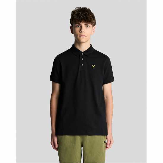 Lyle And Scott Блуза С Яка Kids' Short Sleeve Polo Shirt Black 