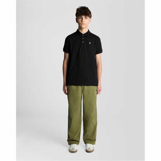 Lyle And Scott Блуза С Яка Kids' Short Sleeve Polo Shirt Black 