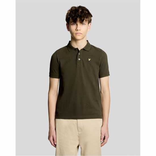 Lyle And Scott Блуза С Яка Lyle & Scott Kids Plain Polo Shirt Olive Lyle And Scott Блуза С Яка Lyle & Scott Kids Plain Polo Shirt Olive