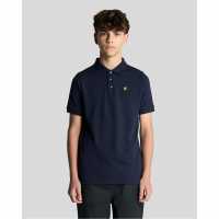 Lyle And Scott Блуза С Яка Kids' Short Sleeve Polo Shirt Navy 