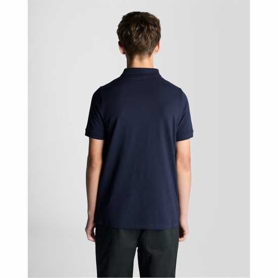 Lyle And Scott Блуза С Яка Kids' Short Sleeve Polo Shirt Navy 