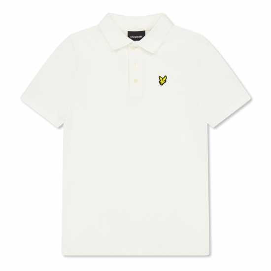 Lyle And Scott Блуза С Яка Kids' Short Sleeve Polo Shirt White 626 Lyle And Scott Блуза С Яка Kids' Short Sleeve Polo Shirt White 626
