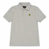 Lyle And Scott Блуза С Яка Kids' Short Sleeve Polo Shirt Grey Marl D24 
