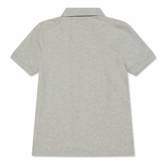 Lyle And Scott Блуза С Яка Kids' Short Sleeve Polo Shirt Grey Marl D24 Lyle And Scott Блуза С Яка Kids' Short Sleeve Polo Shirt Grey Marl D24
