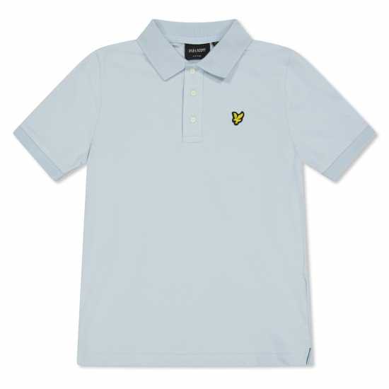 Lyle And Scott Блуза С Яка Kids' Short Sleeve Polo Shirt Opal Blue W596 Lyle And Scott Блуза С Яка Kids' Short Sleeve Polo Shirt Opal Blue W596
