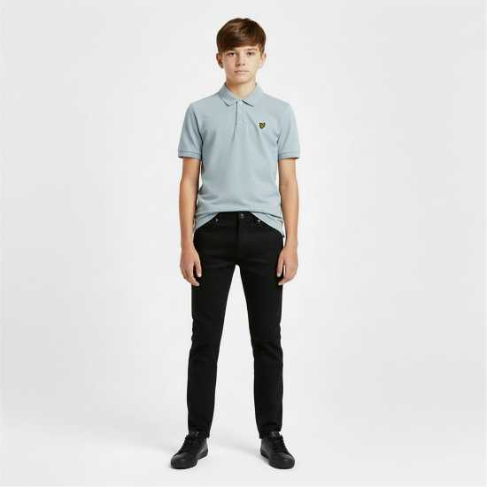 Lyle And Scott Блуза С Яка Kids' Short Sleeve Polo Shirt Opal Blue W596 