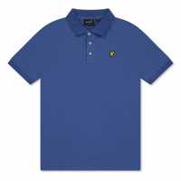 Lyle And Scott Блуза С Яка Kids' Short Sleeve Polo Shirt Cornflower Z411 Lyle And Scott Блуза С Яка Kids' Short Sleeve Polo Shirt Cornflower Z411