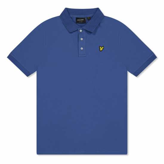 Lyle And Scott Блуза С Яка Kids' Short Sleeve Polo Shirt Cornflower Z411 