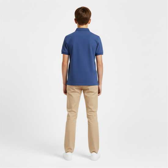 Lyle And Scott Блуза С Яка Kids' Short Sleeve Polo Shirt Cornflower Z411 